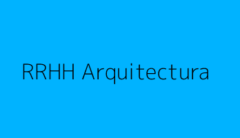 RRHH Arquitectura